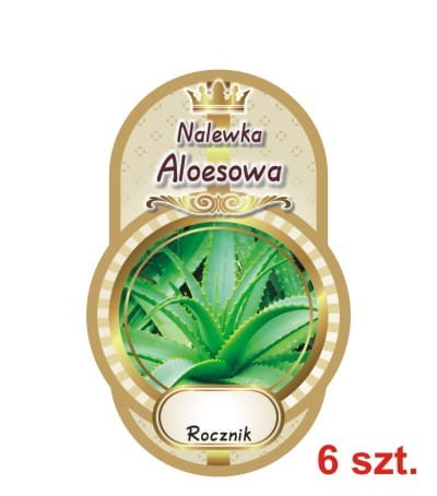 Przejdź do produktu Etykiety na Nalewki nr 500 aloesowa 6 szt.