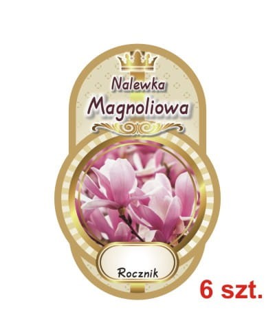 Przejdź do produktu Etykiety na Nalewki nr 515 magnoliowa 6 szt.
