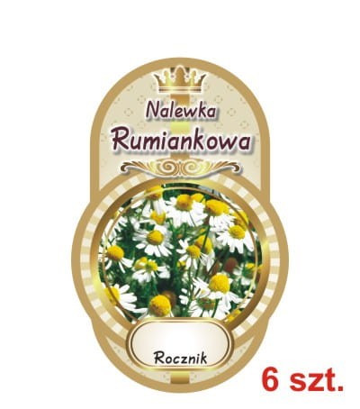 Przejdź do produktu Etykiety na Nalewki nr 521 rumiankowa 6 sz.