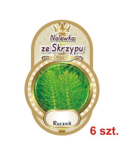 Przejdź do produktu Etykiety na Nalewki nr 522 ze skrzypu 6 sz.