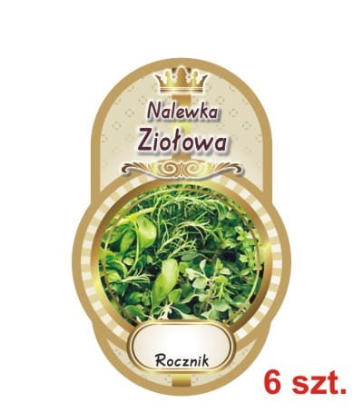 Przejdź do produktu Etykiety na Nalewki nr 525 ziołowa 6 sz.