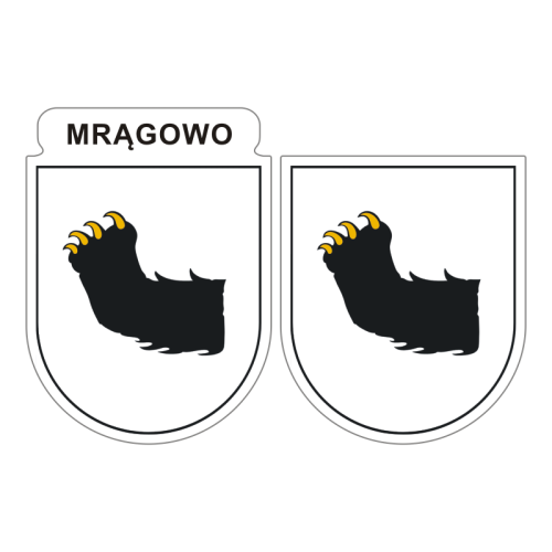 Przejdź do produktu Naklejki Herb - Mrągowo 6 i 7 cm