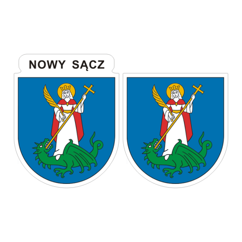 Przejdź do produktu Naklejki Herb - Nowy Sącz 6 i 7 cm