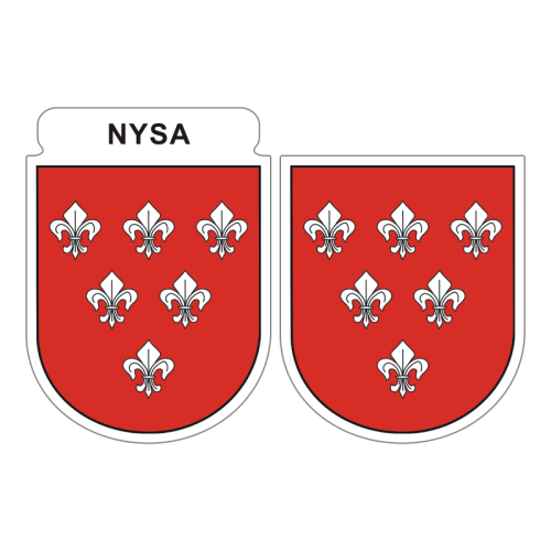 Przejdź do produktu Naklejki Herb - Nysa 6 i 7 cm