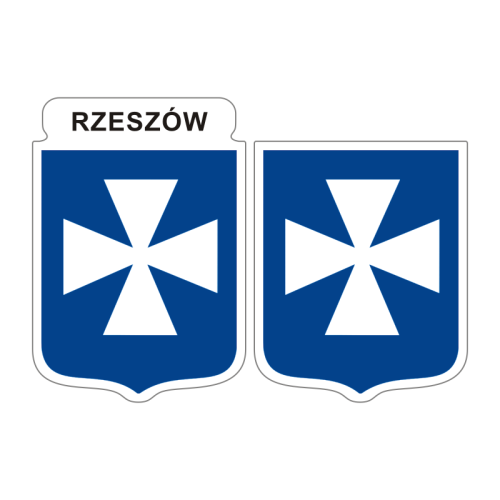 Przejdź do produktu Naklejki Herb - Rzeszów 6 i 7 cm