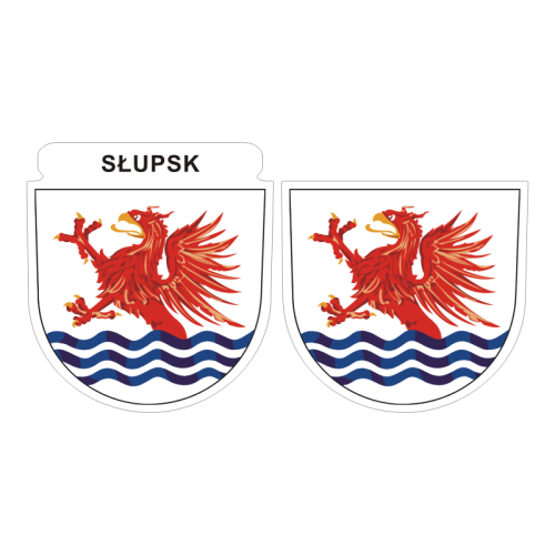 Przejdź do produktu Naklejki Herb - Słupsk 6 i 7 cm