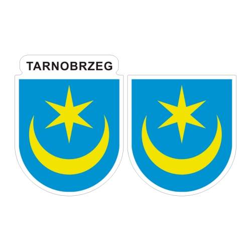 Przejdź do produktu Naklejki Herb - Tarnobrzeg 6 i 7 cm