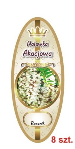 Przejdź do produktu Etykiety na Nalewki nr 899 Akacjowa 8 szt.