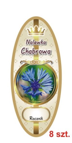 Przejdź do produktu Etykiety na Nalewki nr 905 Chabrowa 8 szt.
