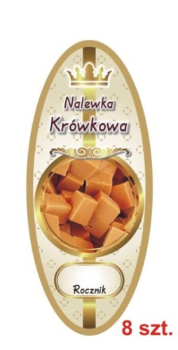 Przejdź do produktu Etykiety na Nalewki nr 912 Krówkowa 8 szt.