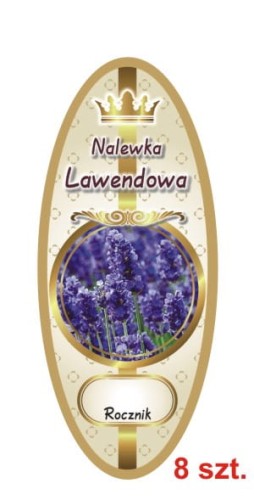 Przejdź do produktu Etykiety na Nalewki nr 914 Lawendowa 8 szt.