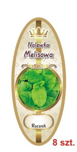 Przejdź do produktu Etykiety na Nalewki nr 916 Melisowa 8 szt.