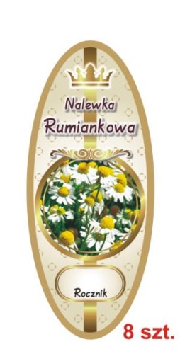 Przejdź do produktu Etykiety na Nalewki nr 921 Rumiankowa 8 szt.