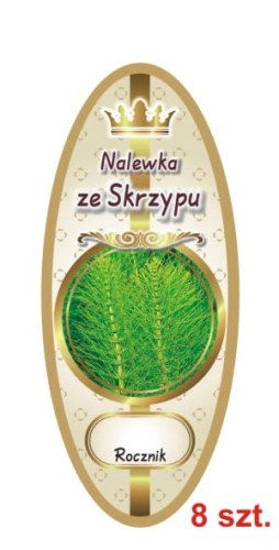 Przejdź do produktu Etykiety na Nalewki nr 922 ze Skrzypu 8 szt.