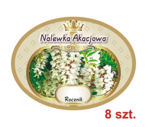 Przejdź do produktu Etykiety na Nalewki nr 699 Akacjowa 8 szt.