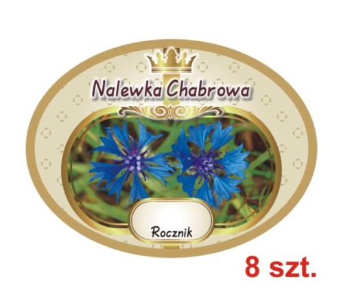 Przejdź do produktu Etykiety na Nalewki nr 705 Chabrowa 8 szt.