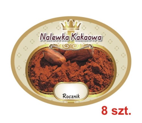 Przejdź do produktu Etykiety na Nalewki nr 710 kakaowa 8 szt.