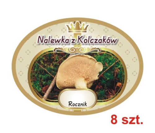 Przejdź do produktu Etykiety na Nalewki nr 711 z kolczaków 8 szt.