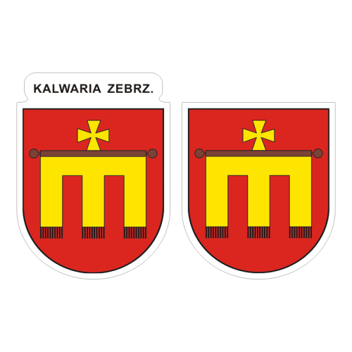 Przejdź do produktu Naklejki Herb - Kalwaria Zebrzydowska 6 i 7 cm