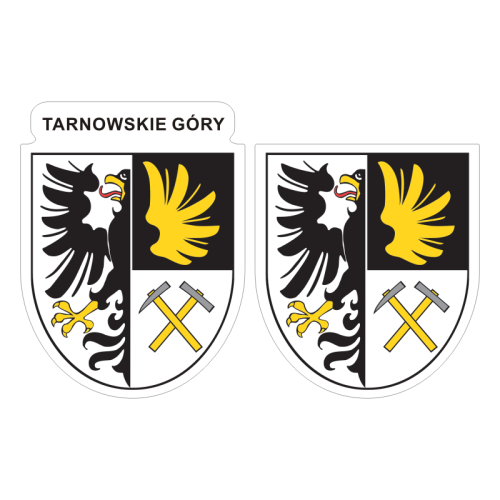 Przejdź do produktu Naklejki Herb - Tarnowskie Góry 6 i 7 cm