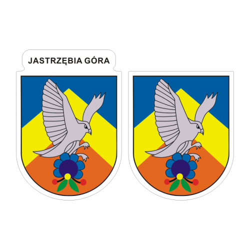 Przejdź do produktu Naklejki Herb - Jastrzębia Góra 6 i 7 cm