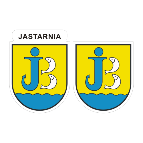 Przejdź do produktu Naklejki Herb - Jastarnia 6 i 7 cm