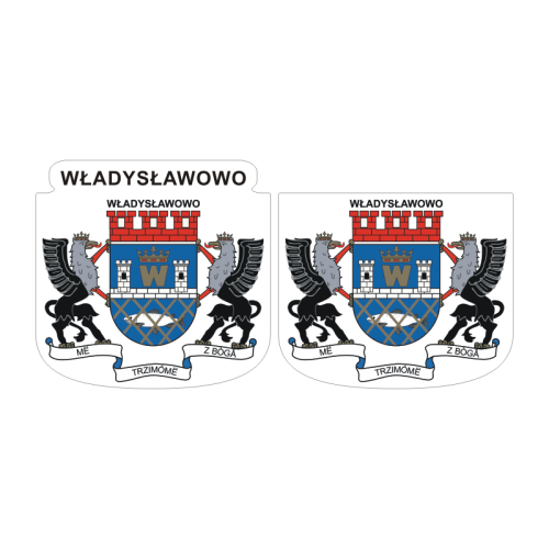 Przejdź do produktu Naklejki Herb - Władysławowo 6 i 7 cm