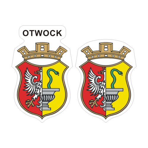 Przejdź do produktu Naklejki Herb - Otwock 6 i 7 cm