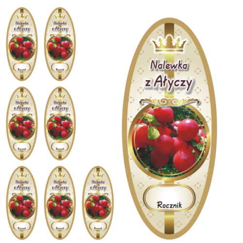 Przejdź do produktu Etykiety na Nalewki nr 926 z Ałyczy 8 szt.