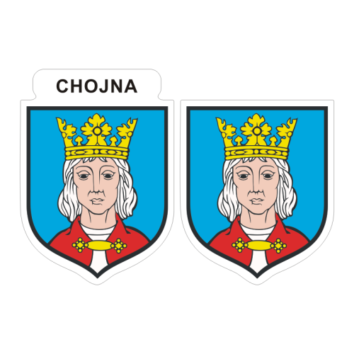 Przejdź do produktu Naklejki Herb - Chojna 6 i 7 cm