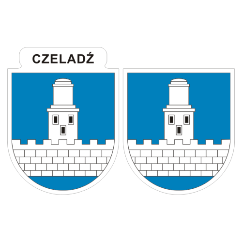 Przejdź do produktu Naklejki Herb - Czeladź 6 i 7 cm