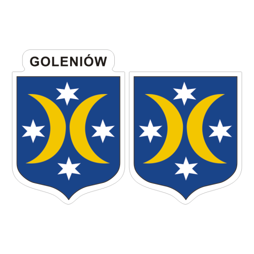 Przejdź do produktu Naklejki Herb - Goleniów 6 i 7 cm