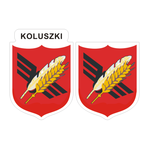Przejdź do produktu Naklejki Herb - Koluszki 6 i 7 cm