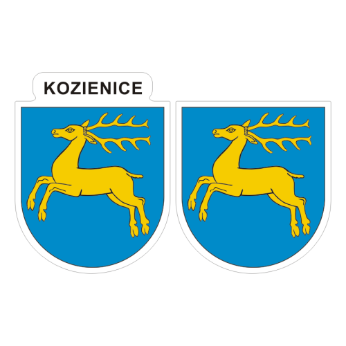 Przejdź do produktu Naklejki Herb - Kozienice 6 i 7 cm