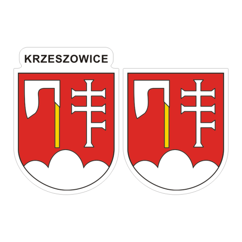 Przejdź do produktu Naklejki Herb - Krzeszowice 6 i 7 cm