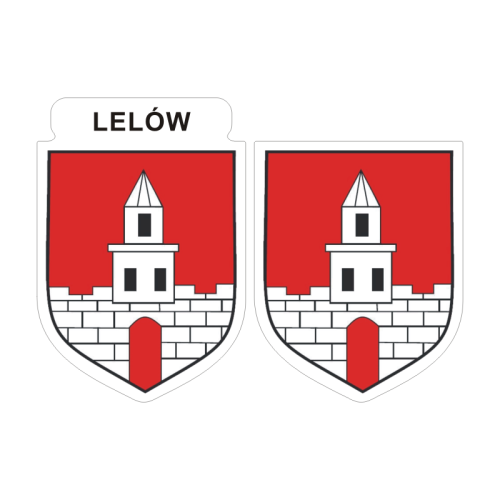 Przejdź do produktu Naklejki Herb - Lelów 6 i 7 cm