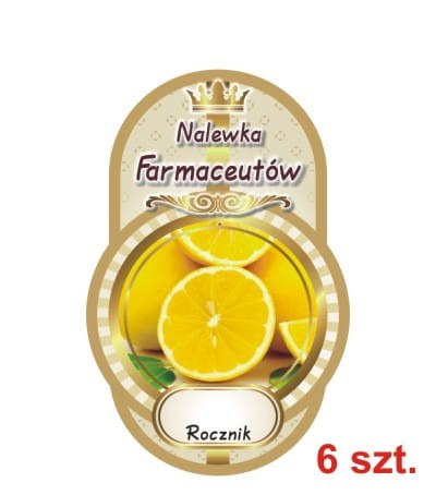 Przejdź do produktu Etykiety na Nalewki nr 429 farmaceutów 6 szt.