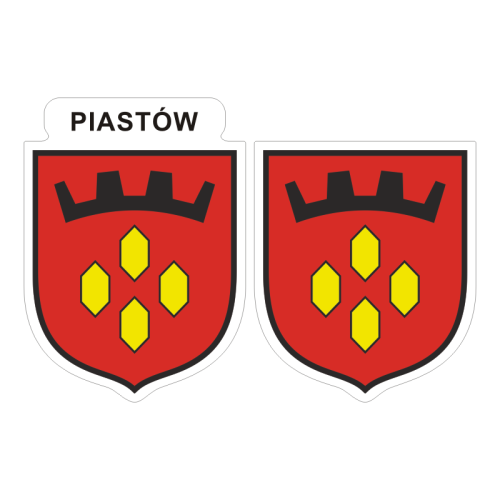 Przejdź do produktu Naklejki Herb - Piastów 6 i 7 cm