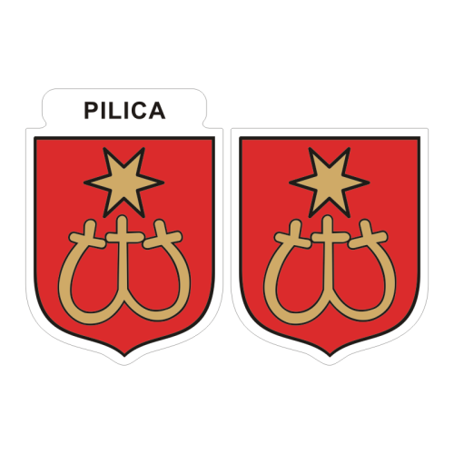 Przejdź do produktu Naklejki Herb - Pilica 6 i 7 cm