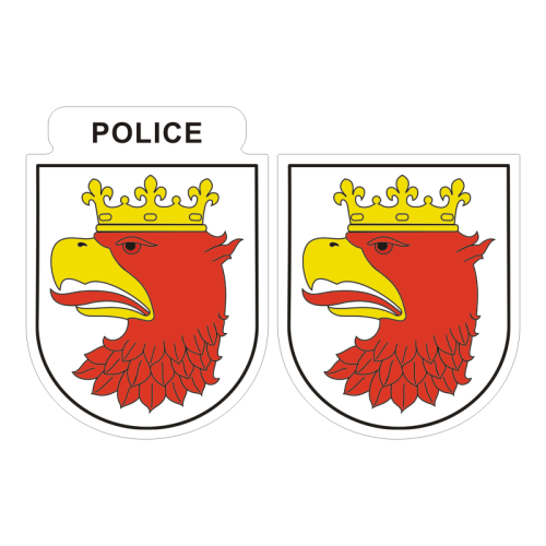Przejdź do produktu Naklejki Herb - Police 6 i 7 cm