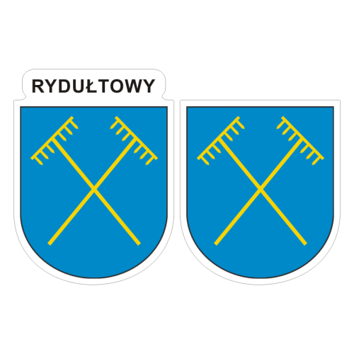 Przejdź do produktu Naklejki Herb - Rydułtowy 6 i 7 cm