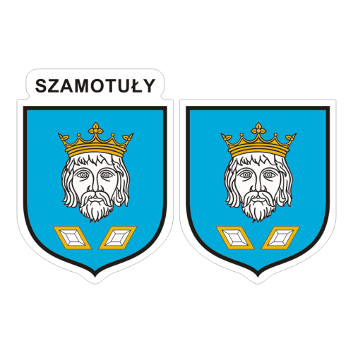 Przejdź do produktu Naklejki Herb - Szamotuły 6 i 7 cm