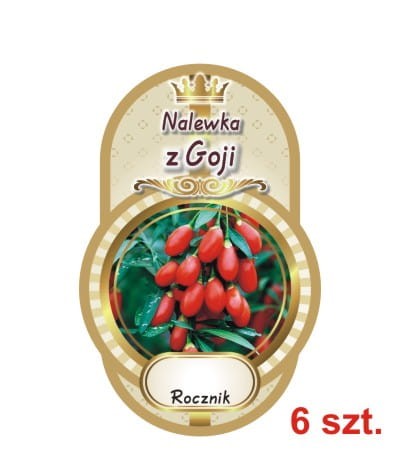 Przejdź do produktu Etykiety na Nalewki nr 433 z goji 6 szt.