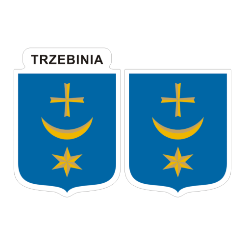 Przejdź do produktu Naklejki Herb - Trzebinia 6 i 7 cm