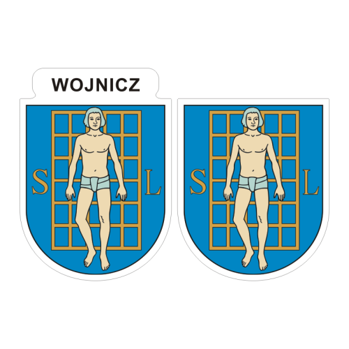 Przejdź do produktu Naklejki Herb - Wojnicz 6 i 7 cm