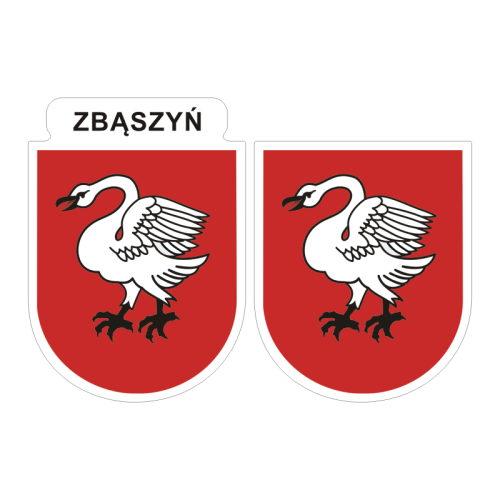 Przejdź do produktu Naklejki Herb - Zbąszyń 6 i 7 cm