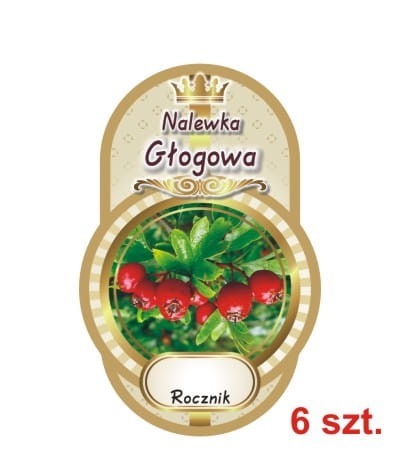 Przejdź do produktu Etykiety na Nalewki nr 432 głogowa 6 szt.