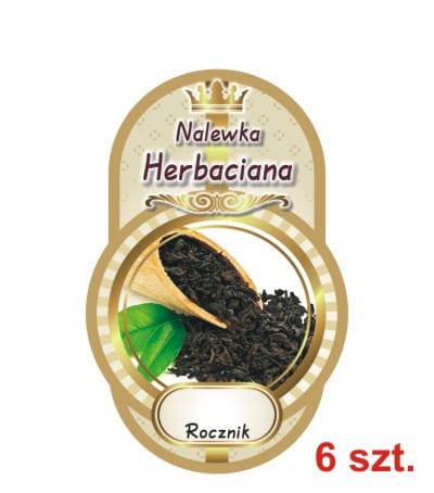 Przejdź do produktu Etykiety na Nalewki nr 437 herbaciana 6 szt.
