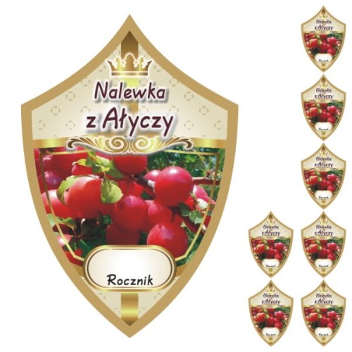 Przejdź do produktu Etykiety na nalewki nr 326 z ałyczy 8 szt.