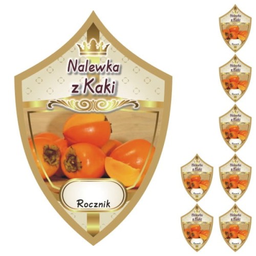 Przejdź do produktu Etykiety na nalewki nr 329 z Kaki 8 szt.